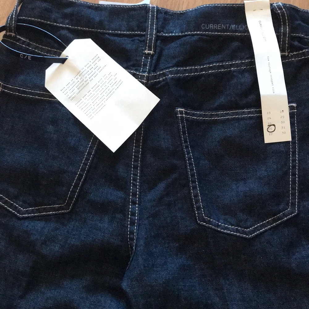 CURRENT ELLIOTT THE VINTAGE CROPPED SLIM JEAN,26!! - Picture 8 of 8
